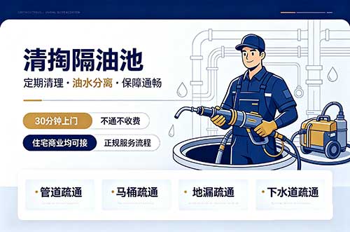 乐山清掏隔油池